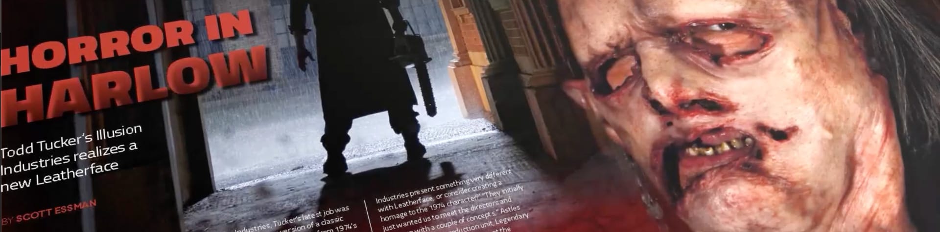 prosthetics magazine horror in harlow article