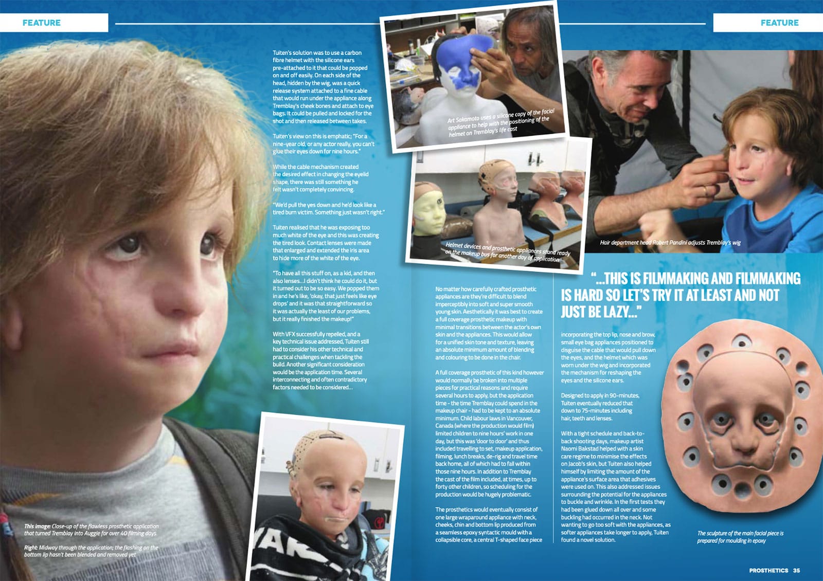 prosthetics magazine issue 10 spread