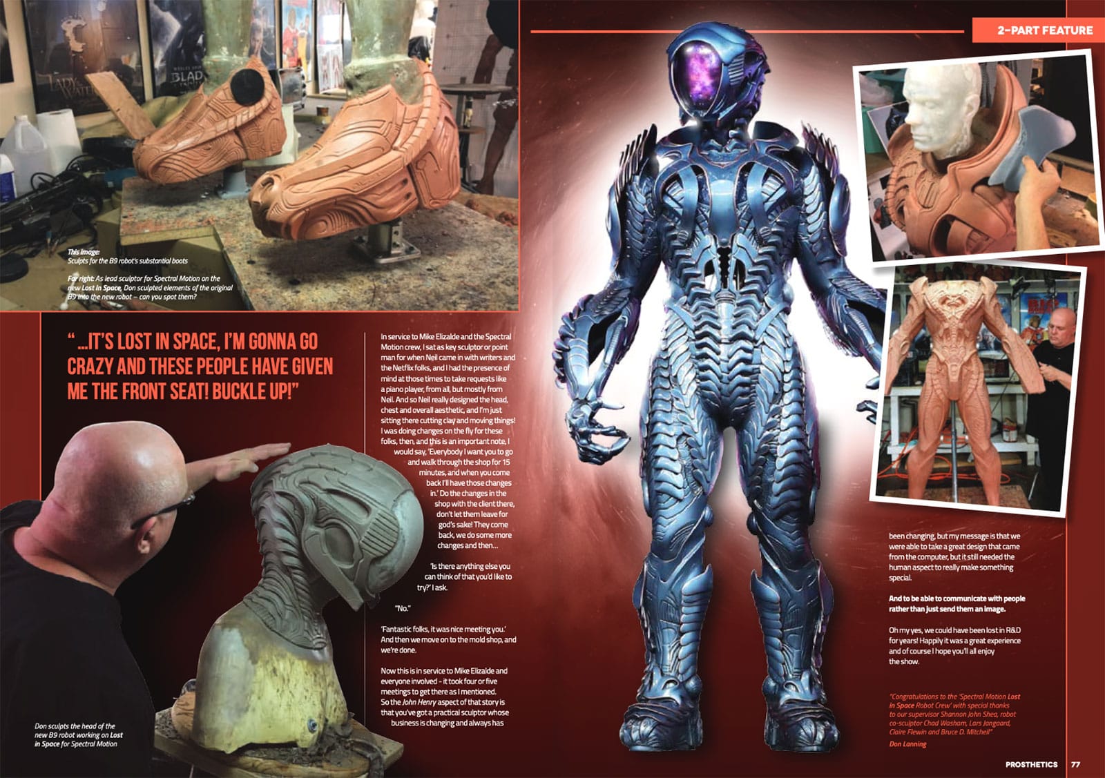 prosthetics magazine issue 11 spread