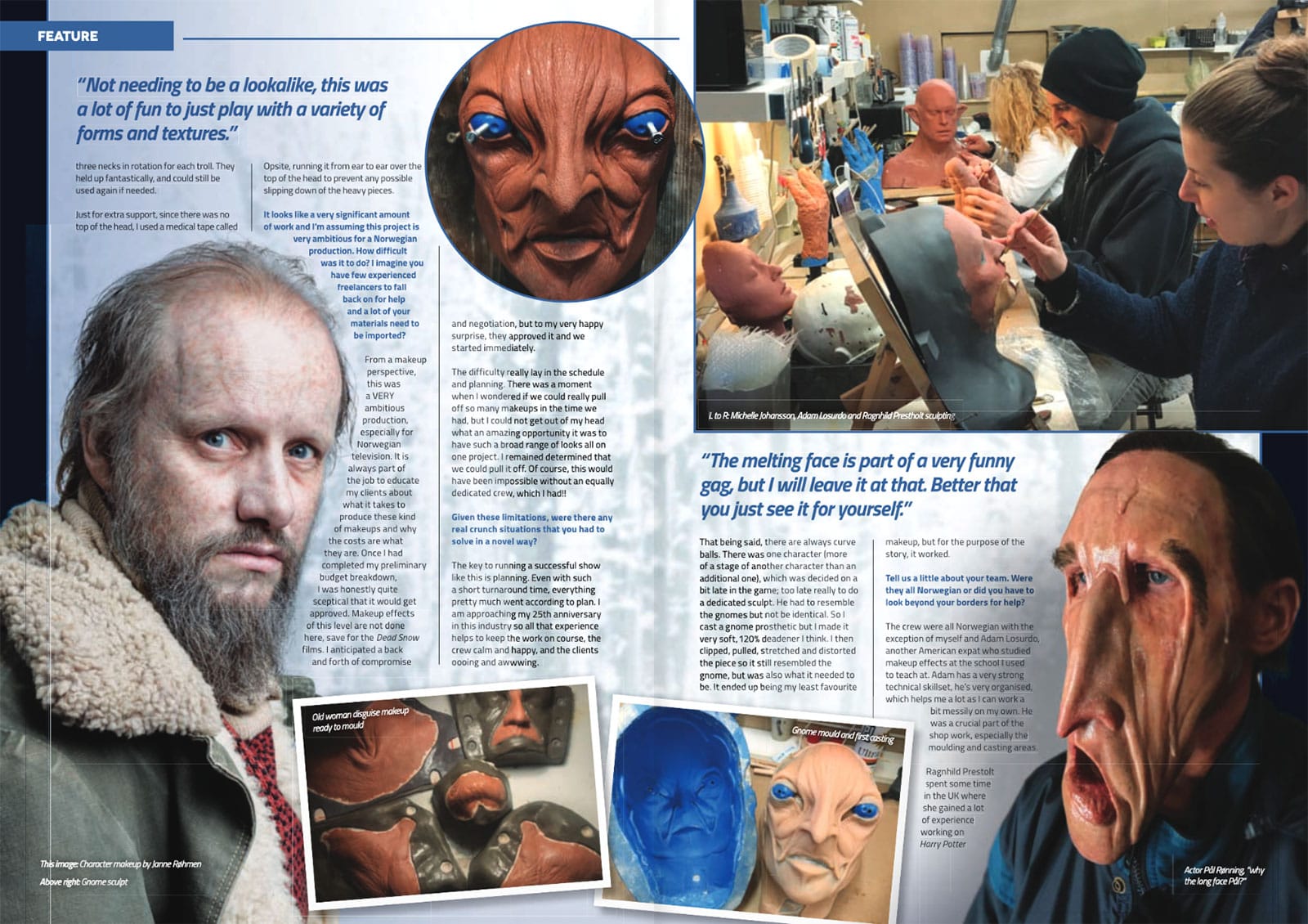 prosthetics magazine issue 12 spread