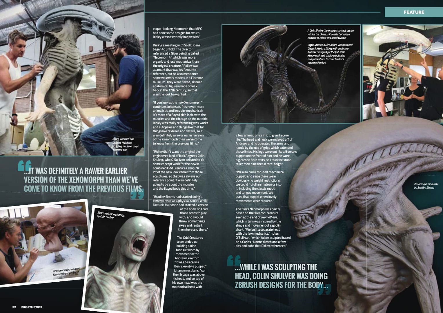 prosthetics magazine issue 8 spread
