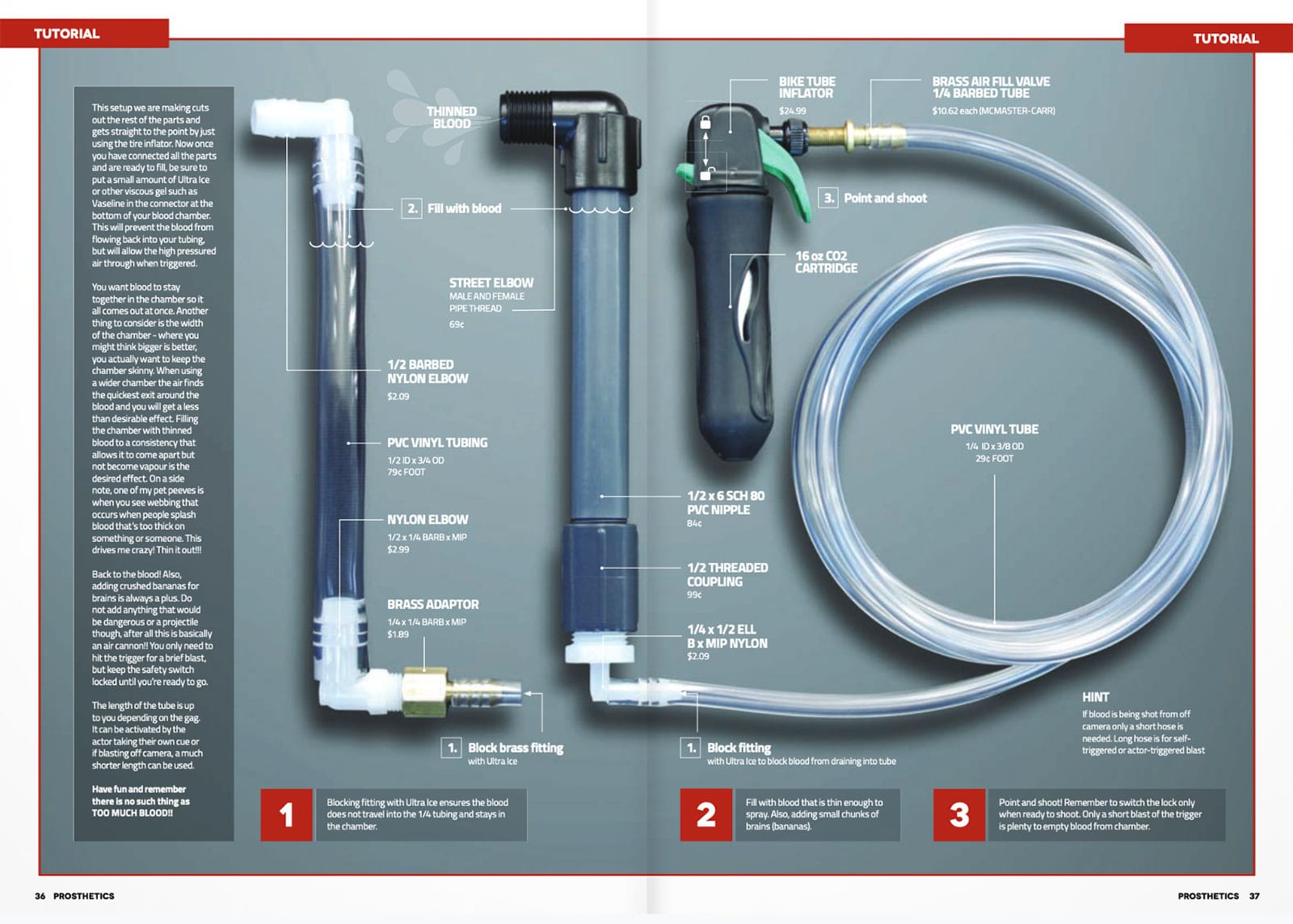 prosthetics magazine issue 9 spread