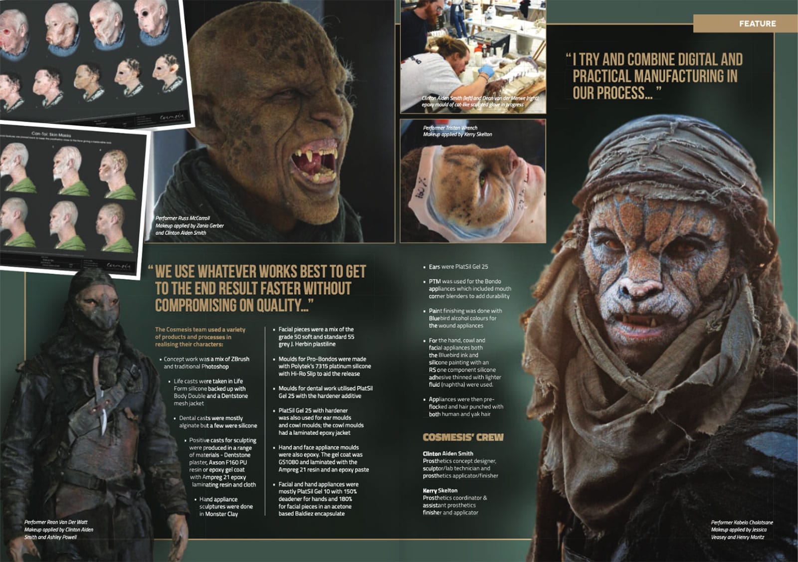 prosthetics magazine issue 9 spread