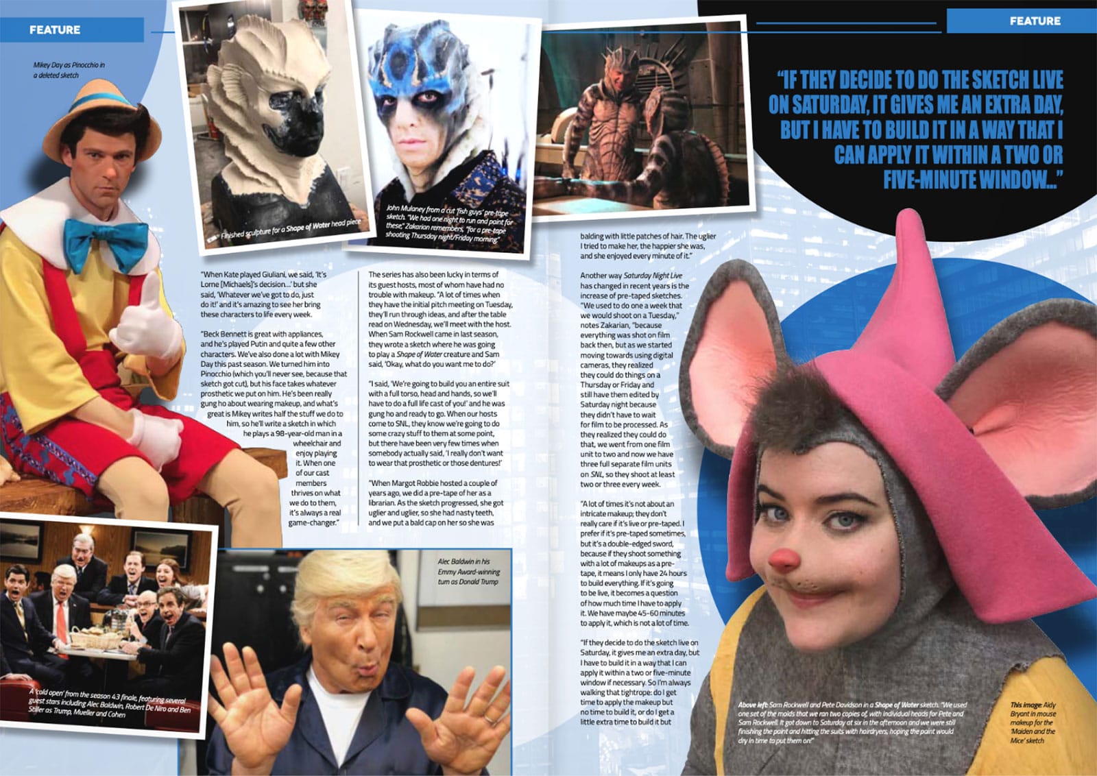 prosthetics magazine issue 13 spread
