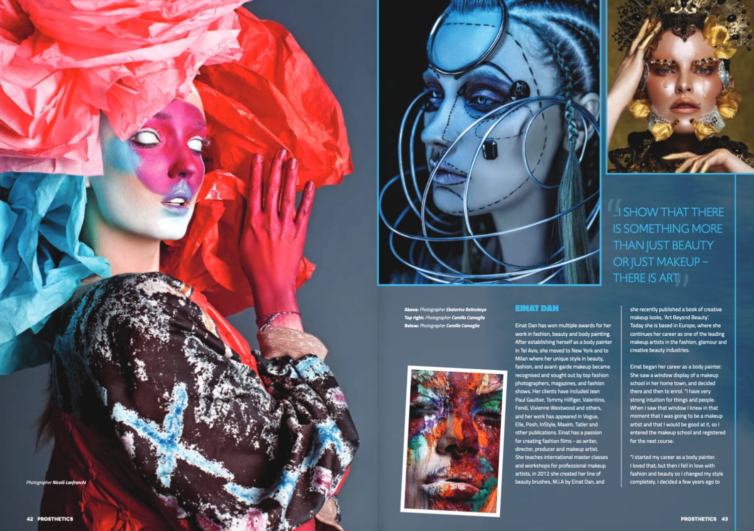 prosthetics magazine issue 18 spread