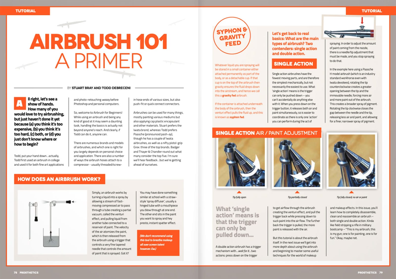 prosthetics magazine issue 18 spread