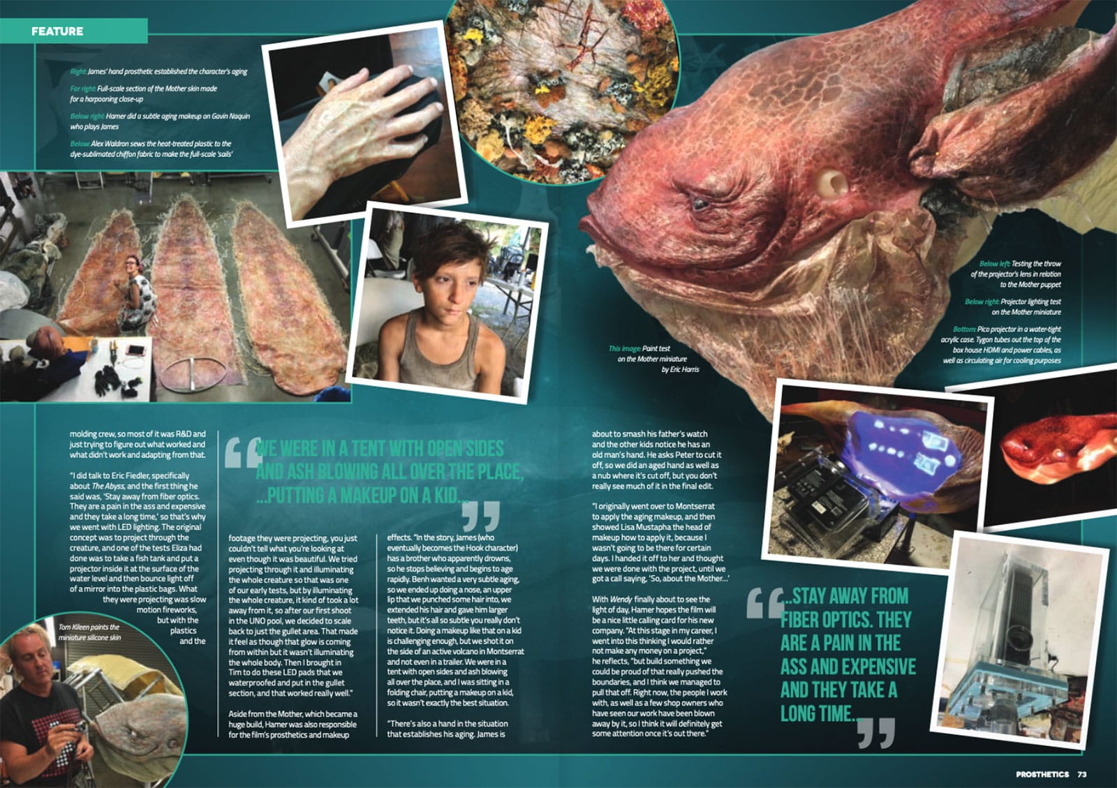 prosthetics magazine issue 19 spread