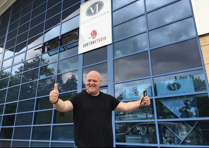 Sculptor don lanning at Gorton Studio
