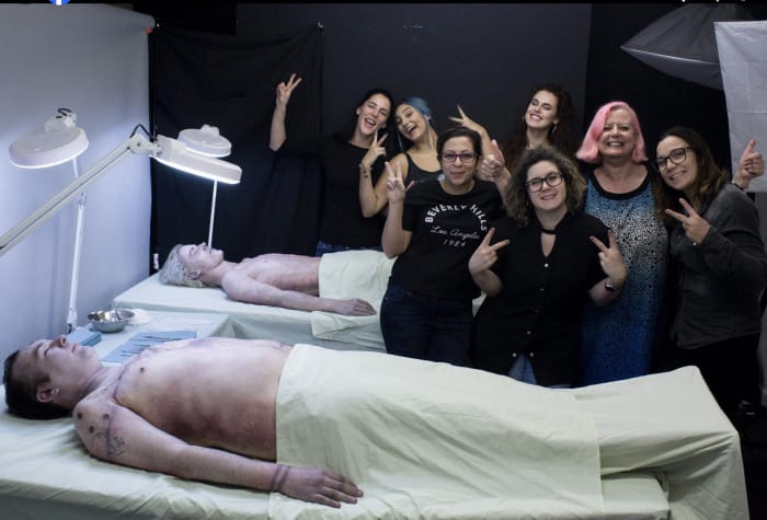 Michelle bromley and amber hertzberg teaching gorton studio course