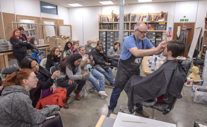 Neill gorton teaching silicone prosthetics