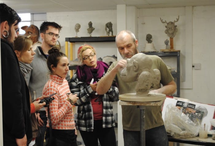 Neill Gortons sculpture class