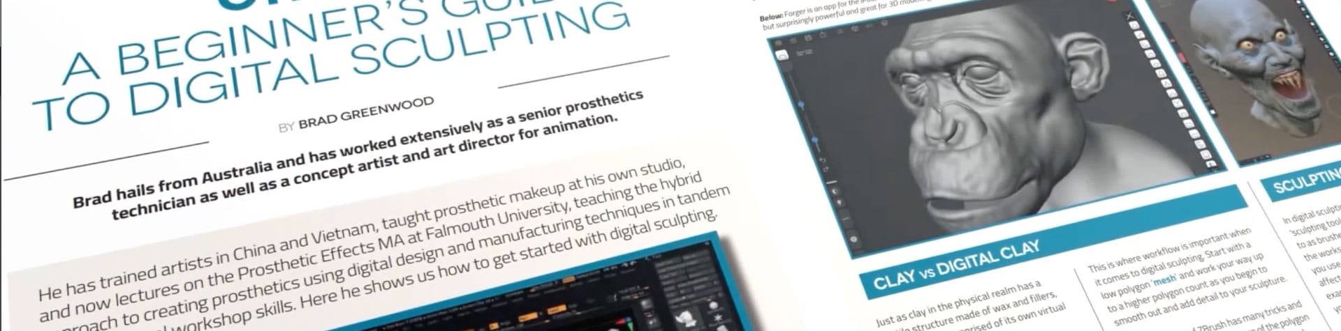 prosthetics magazine spread